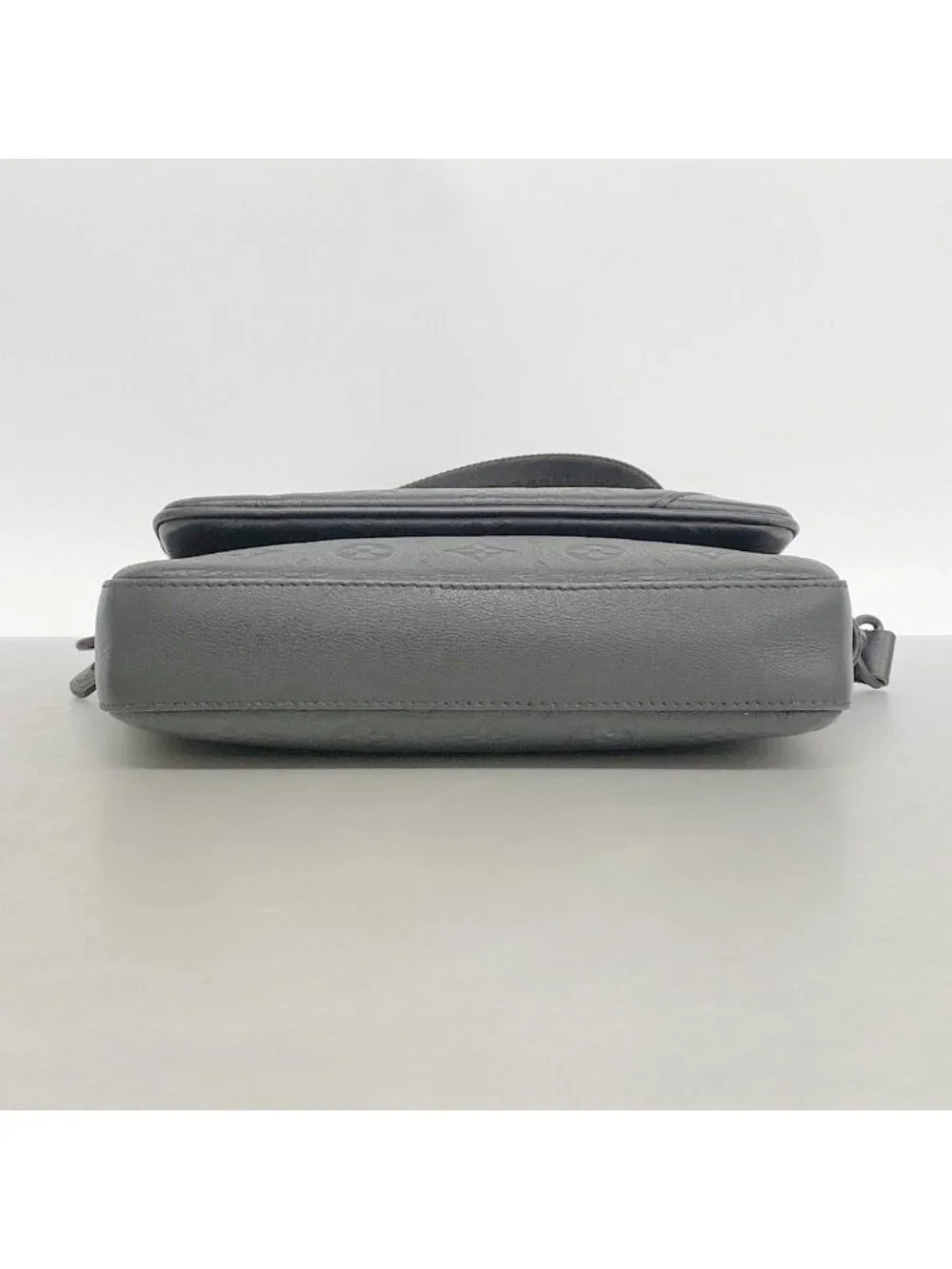 Louis Vuitton Shoulder Bag Monogram Shadow Trio Messenger Black